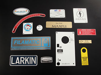 a sample of our custom labels