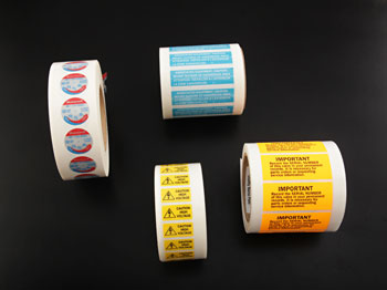 a third sample of our custom labels